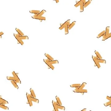 Pattern stump wood log cartoon vector イラスト素材