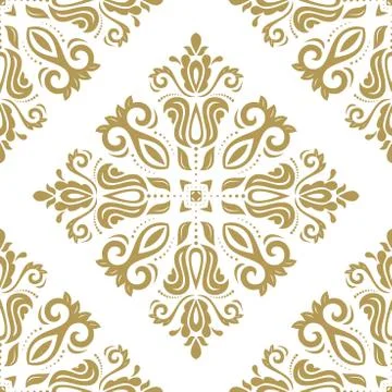 Pattern in the style of Baroque. Abstract  Background Illustrazione stock