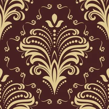 Pattern in the style of Baroque. Abstract Vector Background 스톡 일러스트