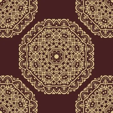 Pattern in the style of Baroque. Abstract Vector Background Stock Illustration