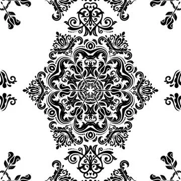 Pattern in the style of Baroque. Abstract Vector Background Stock Illustration