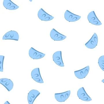 Pattern style beret cartoon vector 库存插图