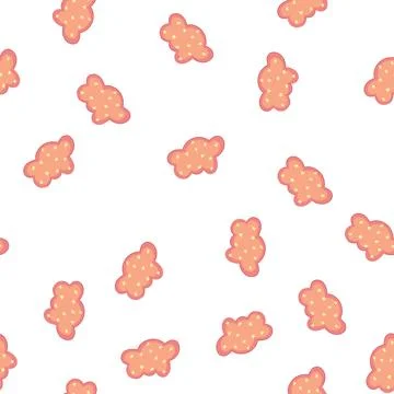 Pattern style boho cloud cartoon vector イラスト素材