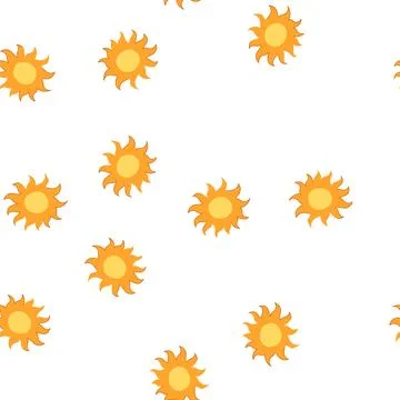 Pattern style boho sun cartoon vector Stock Illustration
