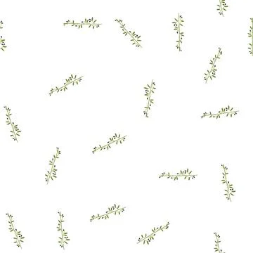 Pattern style olive border divider cartoon vector 스톡 일러스트