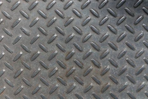 Pattern style of steel floor for background Stock Photos