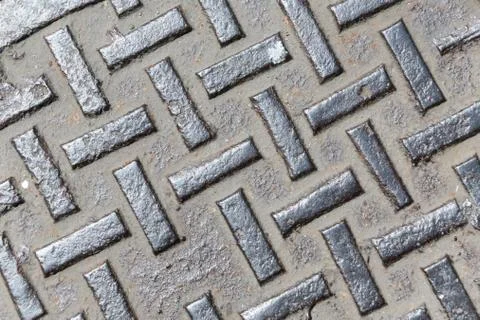Pattern style of steel floor for background Foto stock
