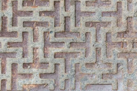 Pattern style of steel floor for background Stock-Fotos