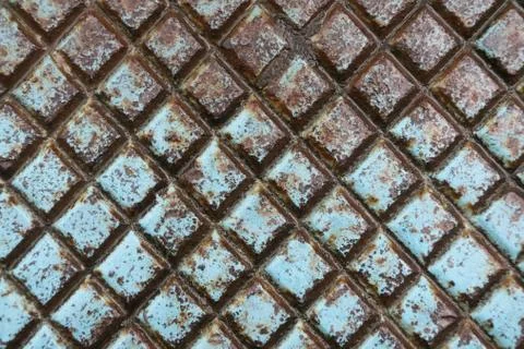 Pattern style of steel floor for background Stock Photos