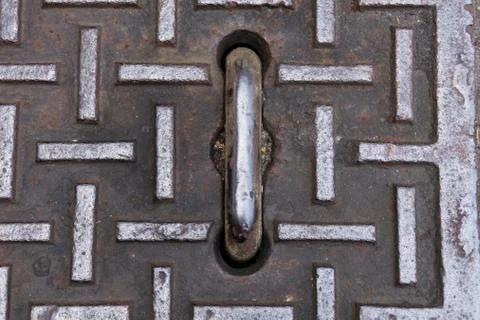 Pattern style of steel floor for background Stock Photos