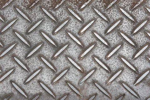 Pattern style of steel floor for background Stock Photos