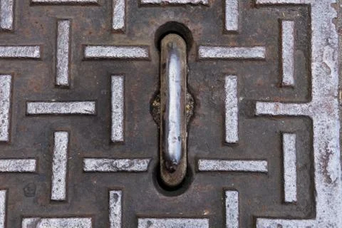 Pattern style of steel floor for background Stock Photos