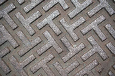 Pattern style of steel floor for background Stock Photos