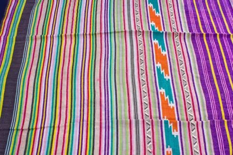 Pattern style thai silk Stock Photos