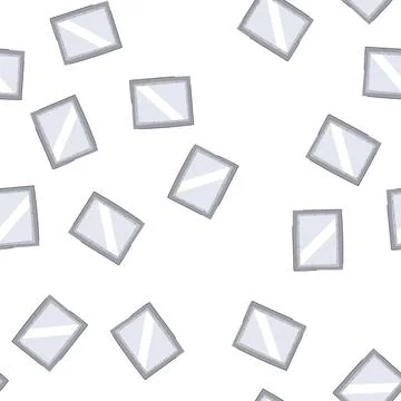 Pattern style wall mirror cartoon vector Stock Illustration