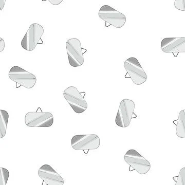 Pattern style wall mirror cartoon vector Illustrazione stock