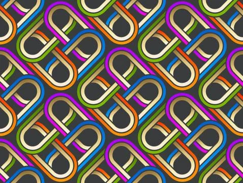 Pattern stylish. Abstract pattern lines swirl. Design of pattern round vector Illustrazione stock