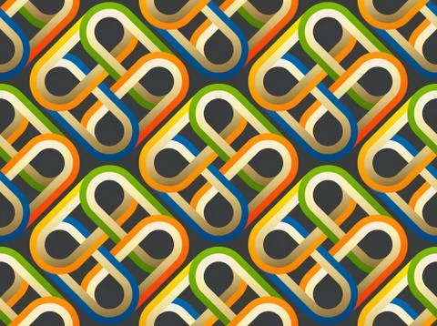Pattern stylish. Abstract pattern lines swirl. Design of pattern round vector Stock Illustration