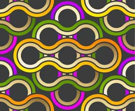 Pattern stylish. Abstract pattern lines swirl. Design of pattern round vector Stock Illustration