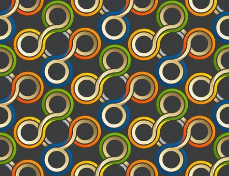 Pattern stylish. Abstract pattern lines swirl. Design of pattern round vector Illustrazione stock