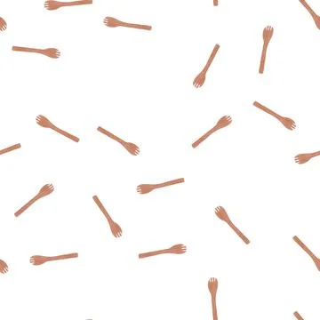 Pattern stylish bamboo utensils cartoon vector Stock Illustration