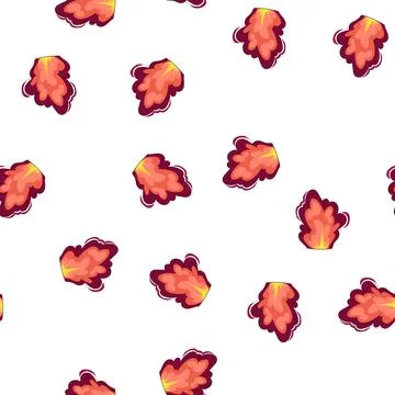 Pattern stylized fireball explosion graphic creating burning impact イラスト素材
