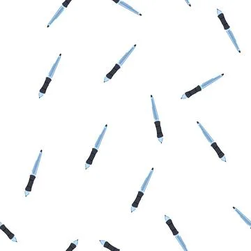 Pattern stylus digital pen cartoon vector Illustrazione stock