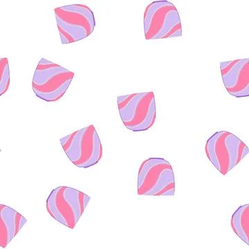 Pattern summer flower pot cartoon vector Illustrazione stock