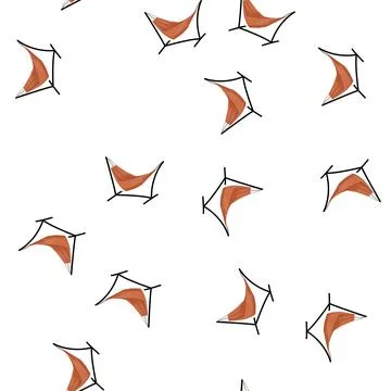 Pattern summer hammock relax color icon vector Stock Illustration