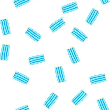 Pattern sun beach towel cartoon vector 스톡 일러스트