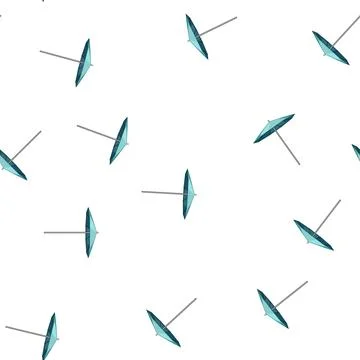 Pattern sun beach umbrella cartoon vector Illustrazione stock
