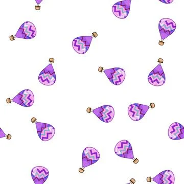 Pattern sun hot air balloon cartoon vector 스톡 일러스트