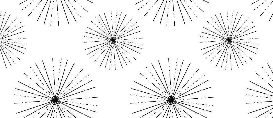 Pattern of sun rays with black 스톡 일러스트