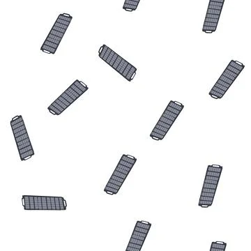 Pattern sun solar panel cartoon vector 스톡 일러스트