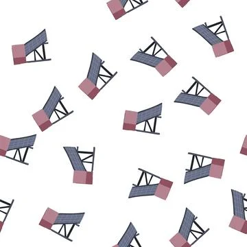 Pattern sun solar water heater cartoon vector Illustrazione stock