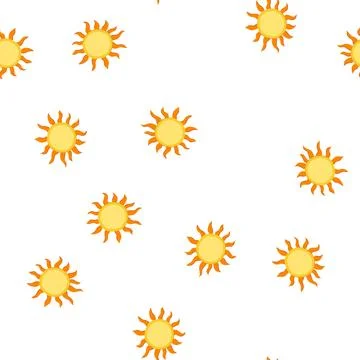 Pattern sunlight sun cartoon vector 스톡 일러스트
