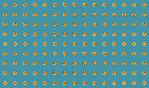 Pattern of sunny side up eggs on blue background Stock Illustration