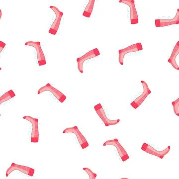 Pattern support compression socks cartoon vector イラスト素材