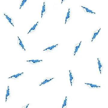 Pattern surf ocean waves cartoon vector Stock Illustration