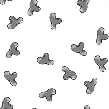 Pattern surface metal liquid shapes cartoon vector Stock Illustration