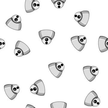 Pattern surveillance ip camera cartoon vector Stock Illustration