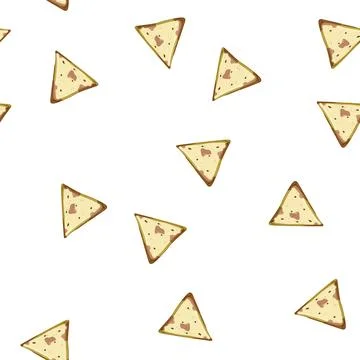 Pattern sweet cracker biscuit cartoon vector Stock Illustration