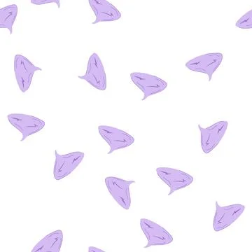 Pattern sweet meringue cartoon vector Stock Illustration