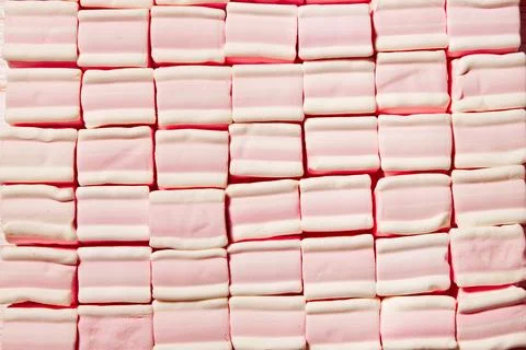 The pattern of sweet pink marshmallow Stock Photos