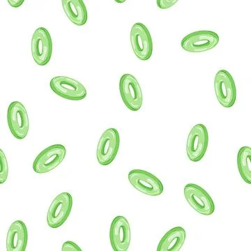 Pattern swim inflatable ring cartoon vector 库存插图