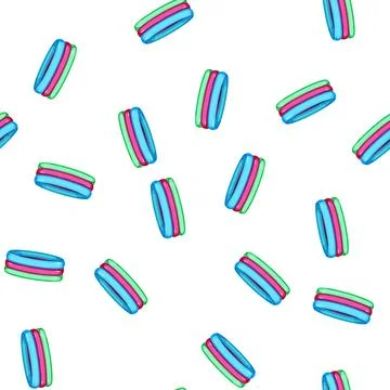 Pattern swim inflatable swimming pool cartoon vector Stockillustratie