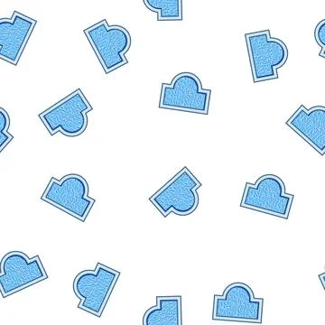 Pattern swimming top view pool cartoon vector Stock Illustration