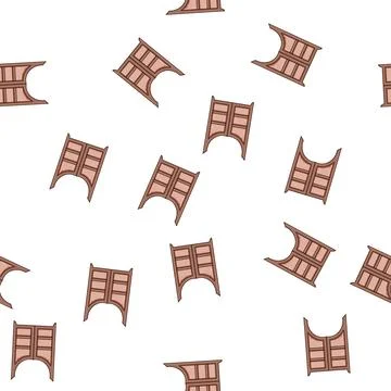 Pattern swinging saloon doors cartoon vector Stock Illustration
