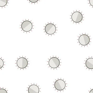 Pattern switch dial knob cartoon vector Ilustración de archivo
