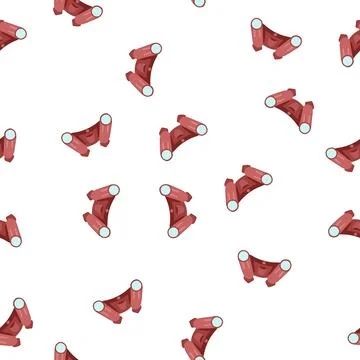 Pattern symbol binoculars cartoon vector Stock Illustration